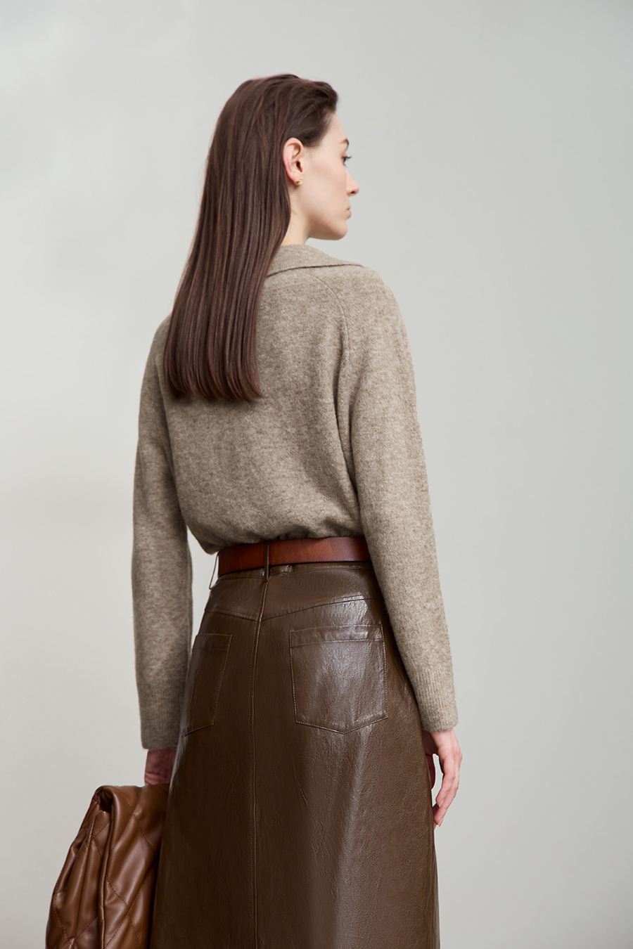 V-neck Loose Sweater