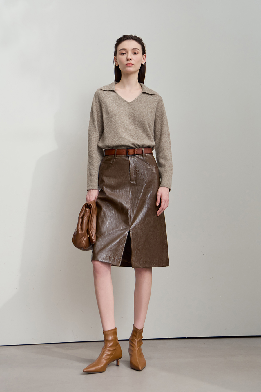 V-neck Loose Sweater