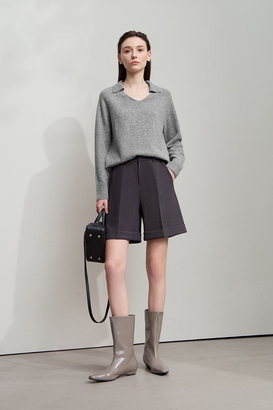 V-neck Loose Sweater