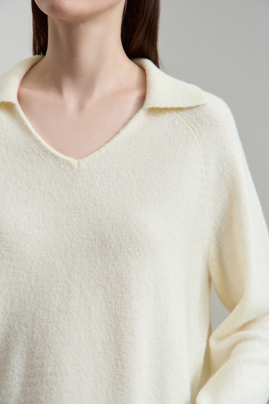 V-neck Loose Sweater