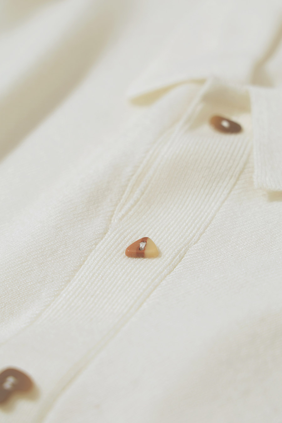 Lapel Asymmetric Placket Sweater