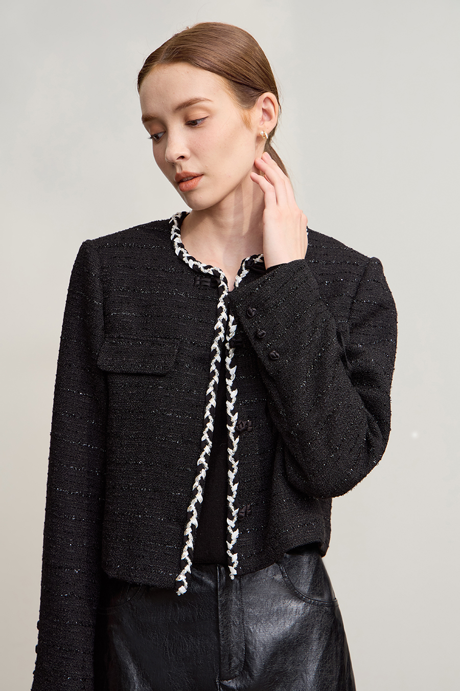 Tweed Elegant Outerwear