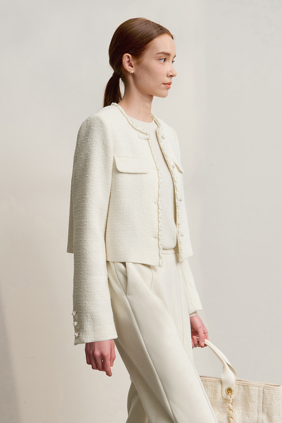 Tweed Elegant Outerwear