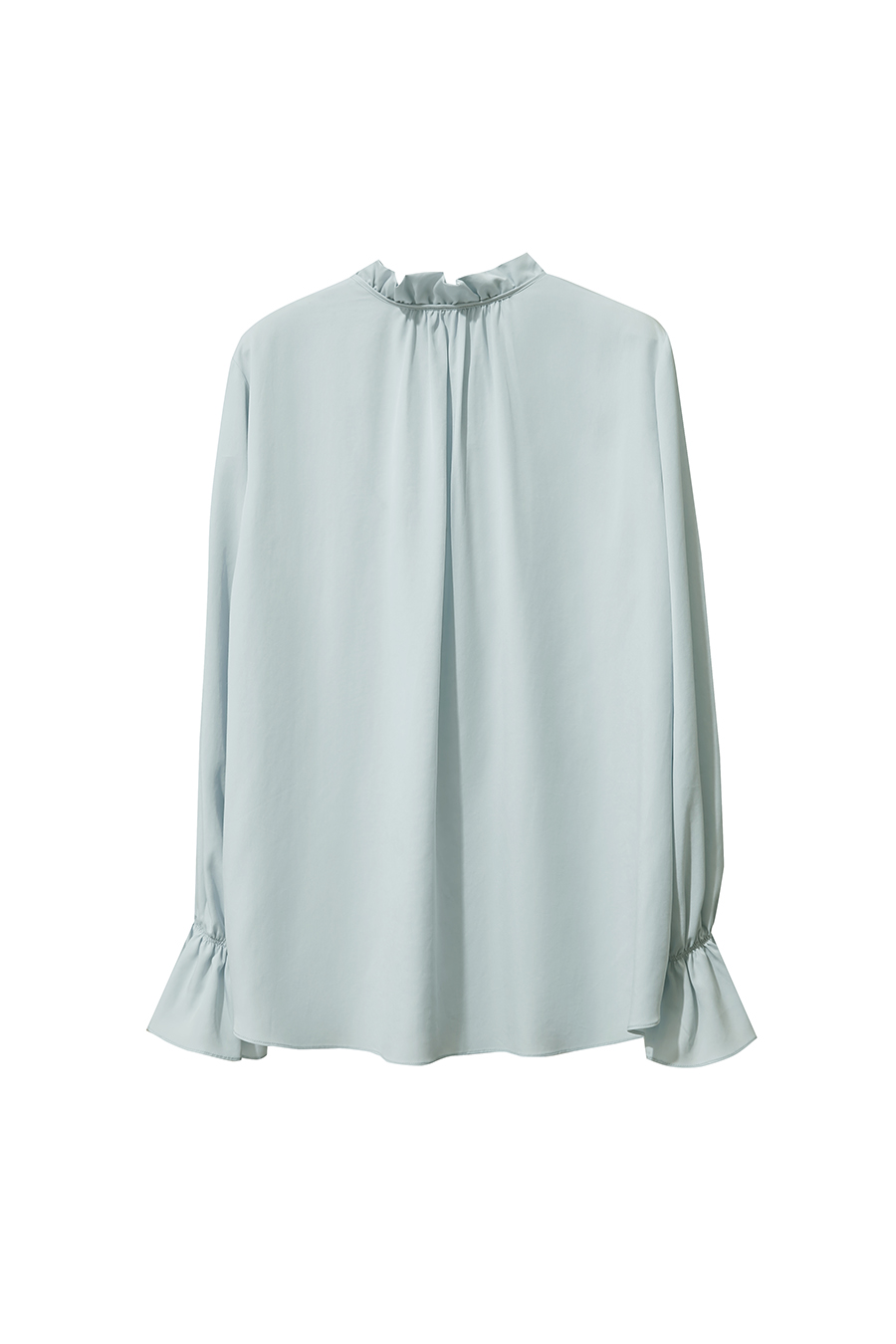 Ruffled Lyocell Shirt