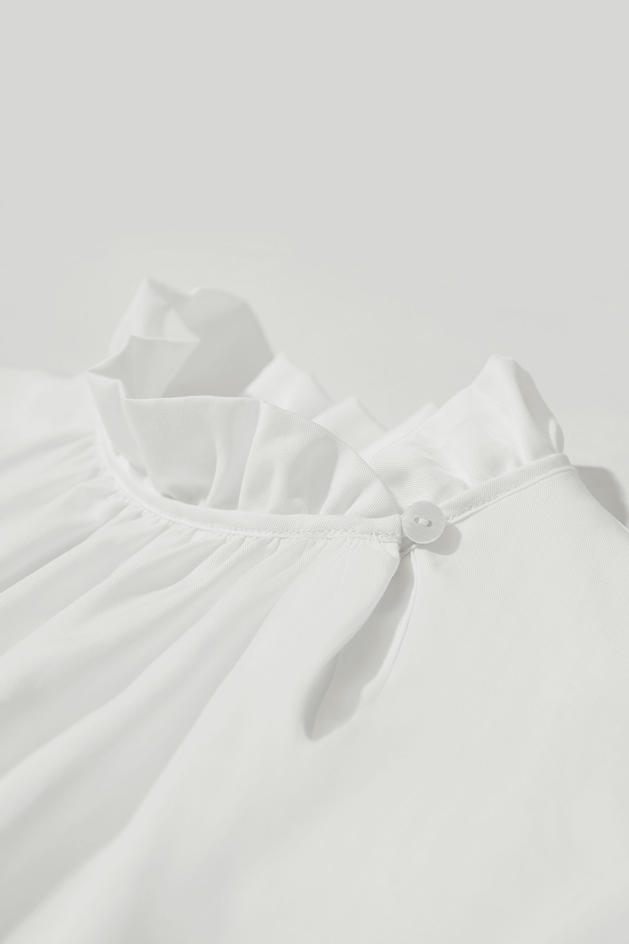 Ruffled Lyocell Shirt