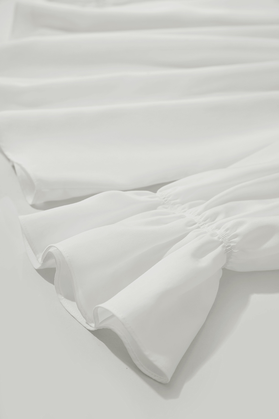 Ruffled Lyocell Shirt