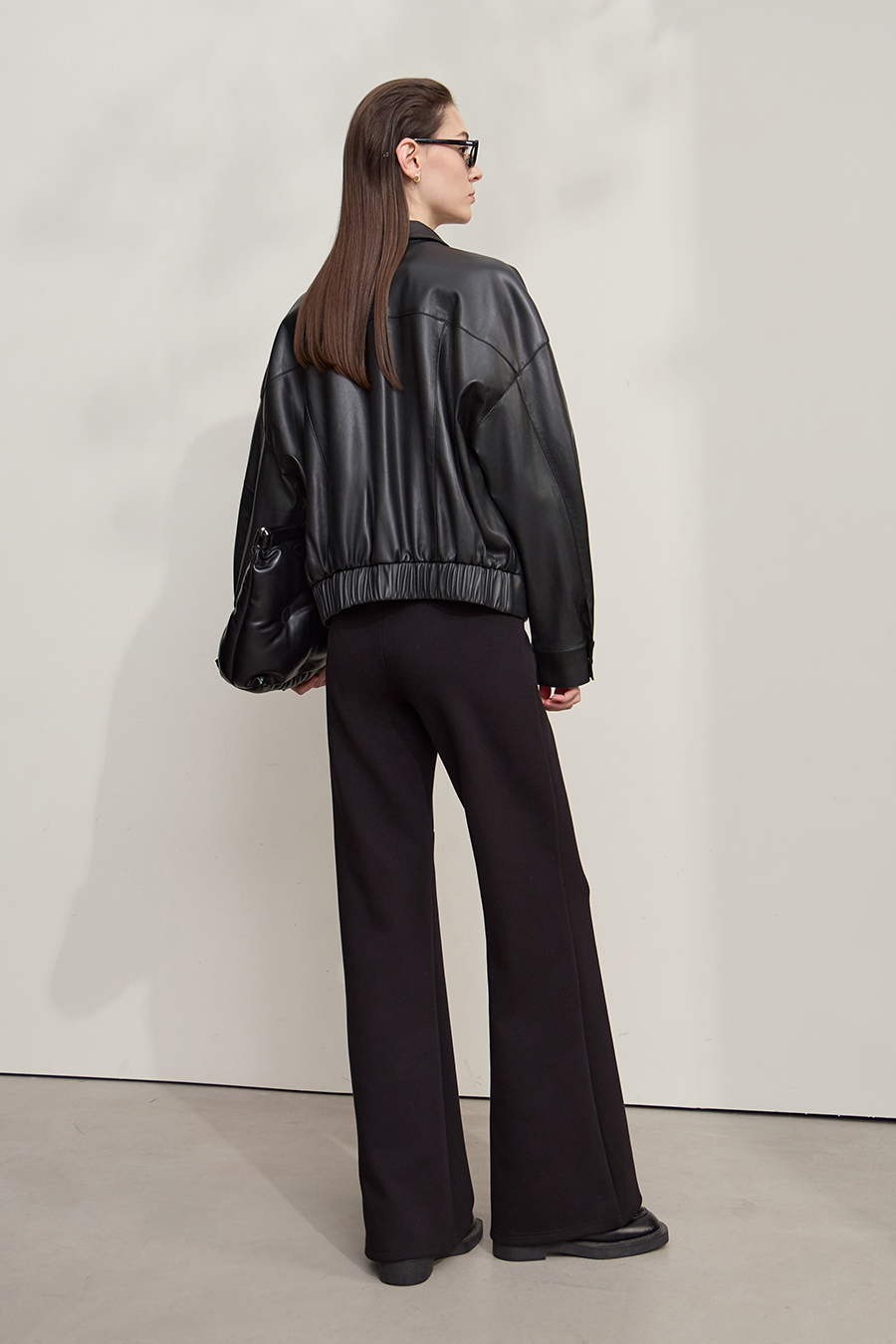 Moto Lapel Leather Jacket