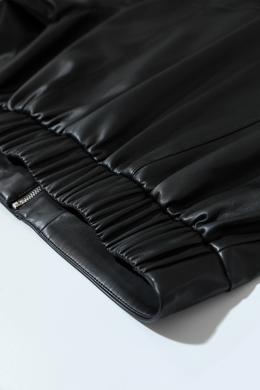 Moto Lapel Leather Jacket