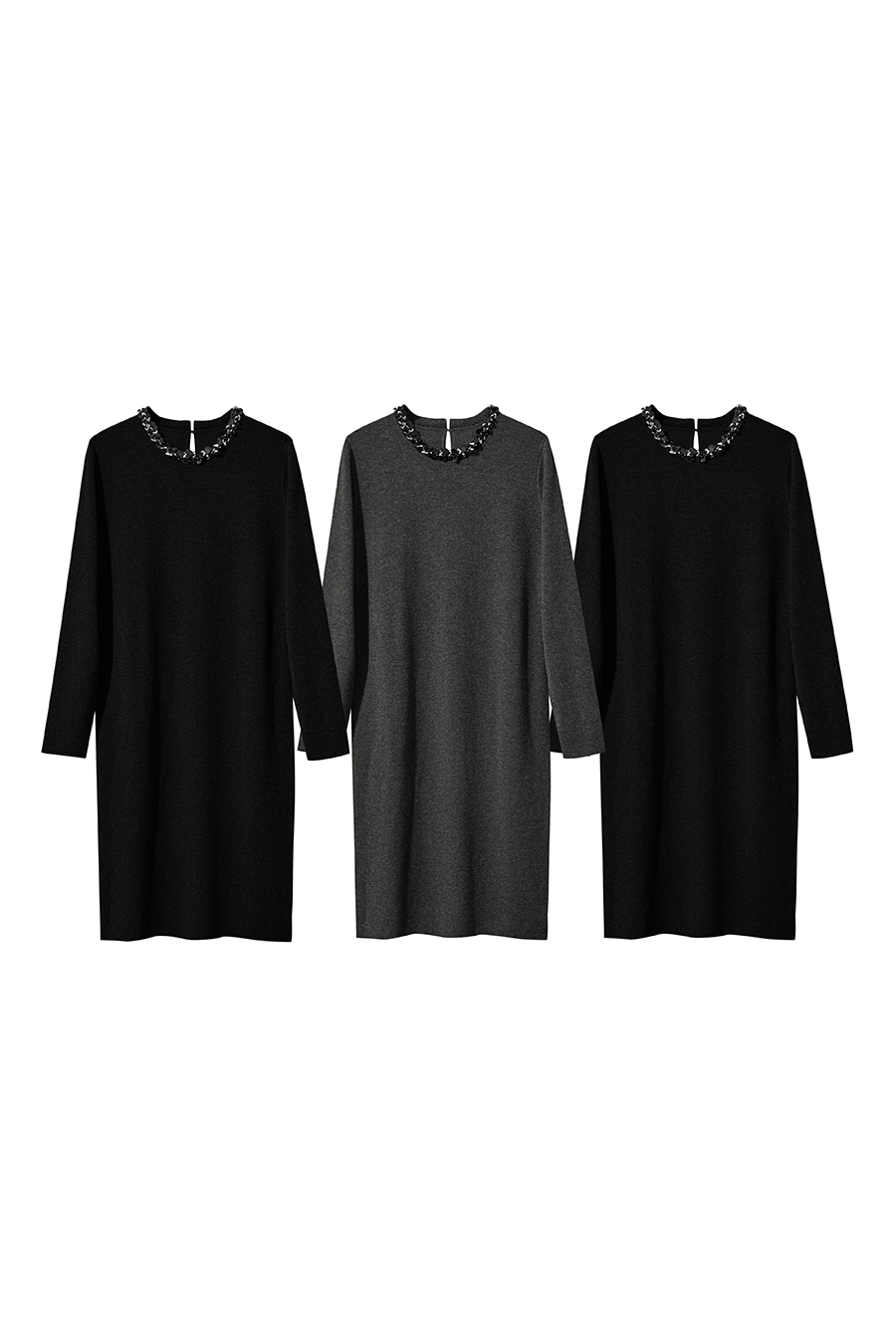 Tweed Ribbon Midi Dress