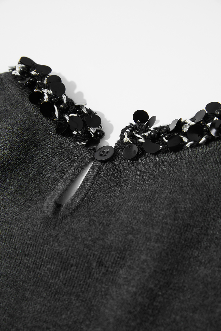 Tweed Ribbon Midi Dress