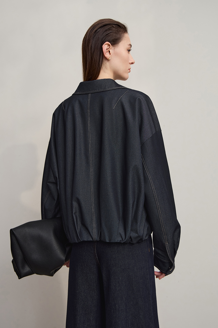 Lapel Drop Shoulder Jacket|AMII-AMII.com