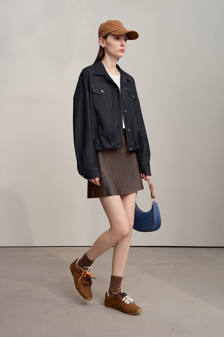 Lapel Drop Shoulder Jacket|AMII-AMII.com