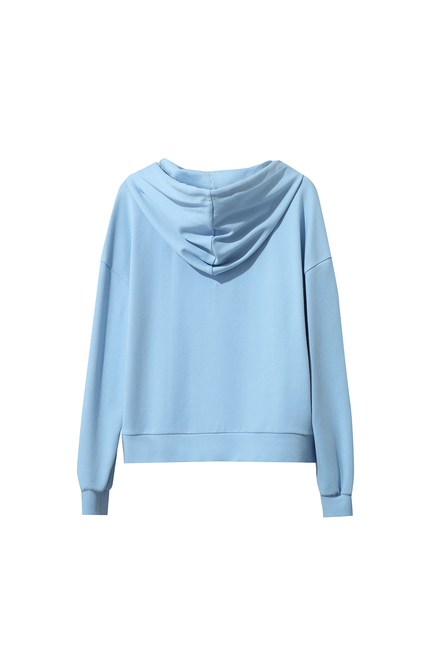 Hooded Letter Embroidered Cotton Hoodie|AMII-AMII.com