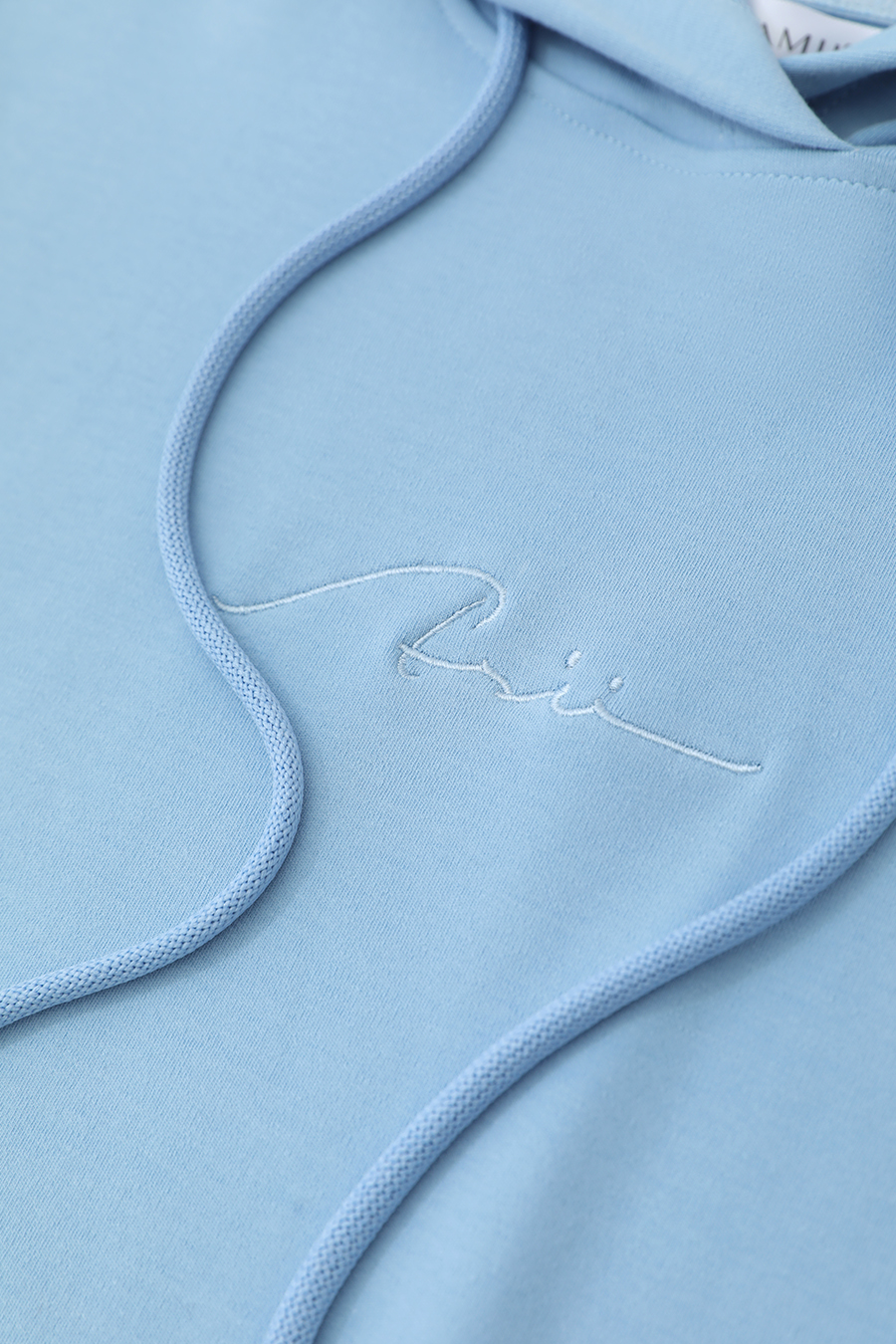 Hooded Letter Embroidered Cotton Hoodie|AMII-AMII.com