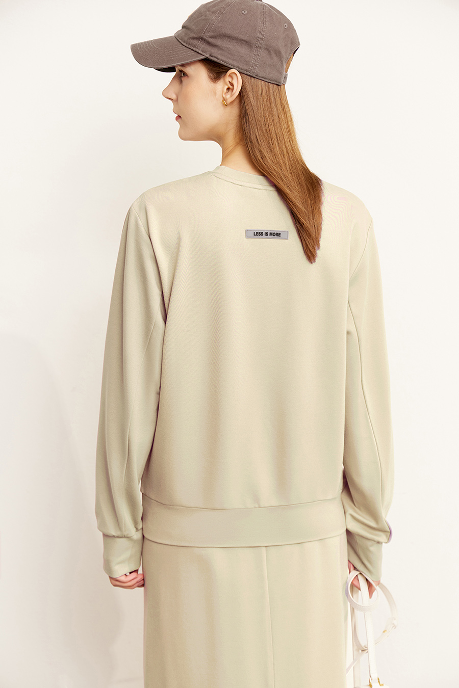 Letter Printed Cotton Hoodie|AMII-AMII.com