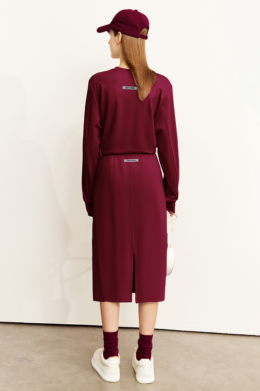 Letter Printed Cotton Hoodie|AMII-AMII.com