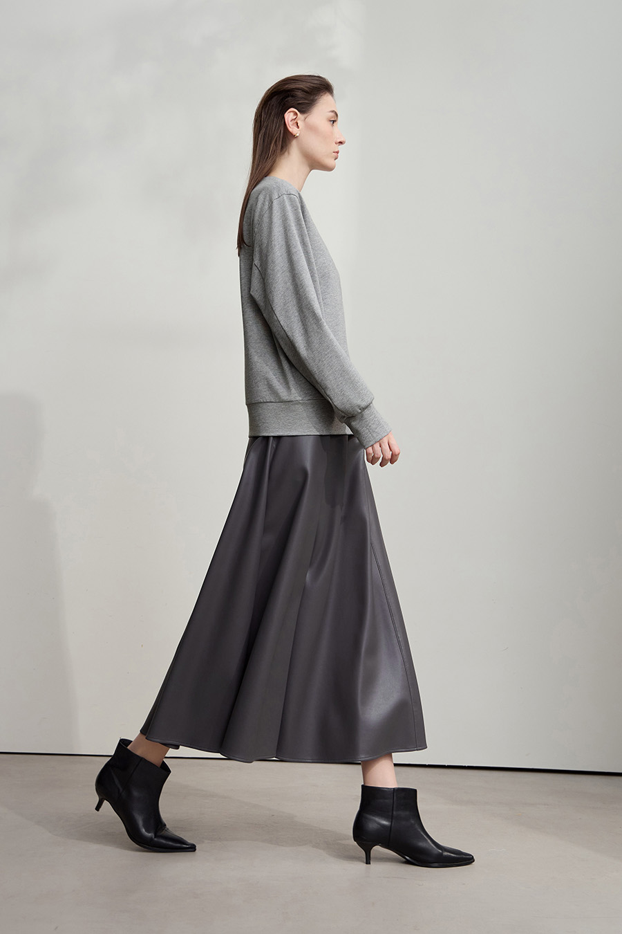 Letter Printed Cotton Hoodie|AMII-AMII.com