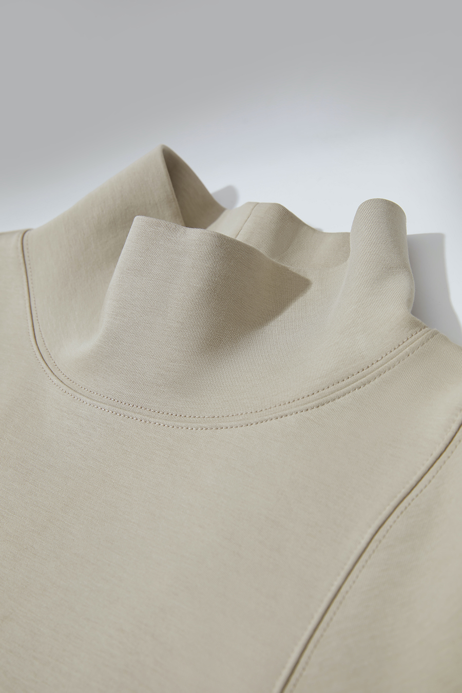 High Neck Air Layer Dress|AMII-AMII.com