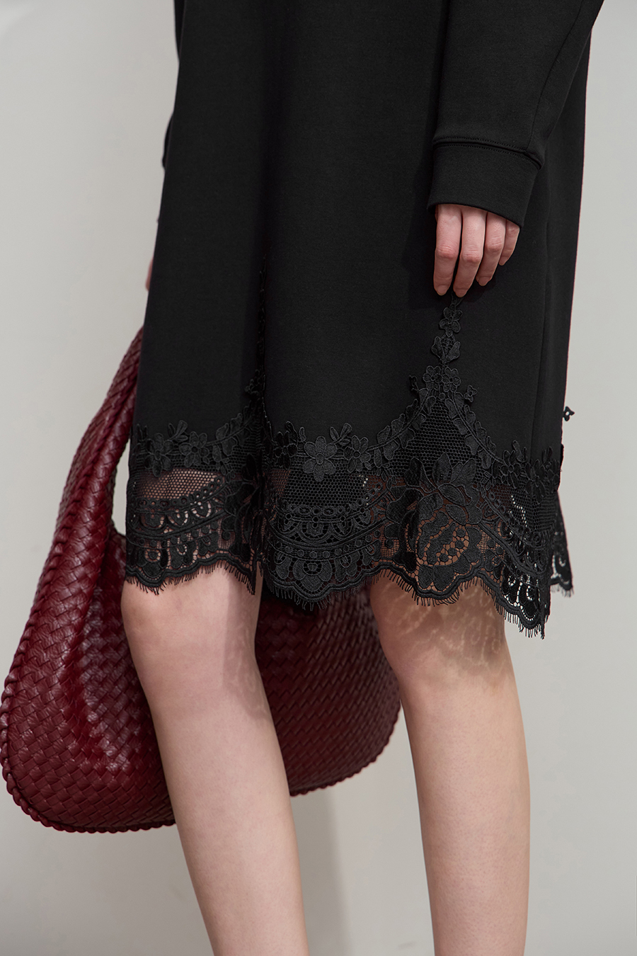 High Neck Air Layer Dress|AMII-AMII.com