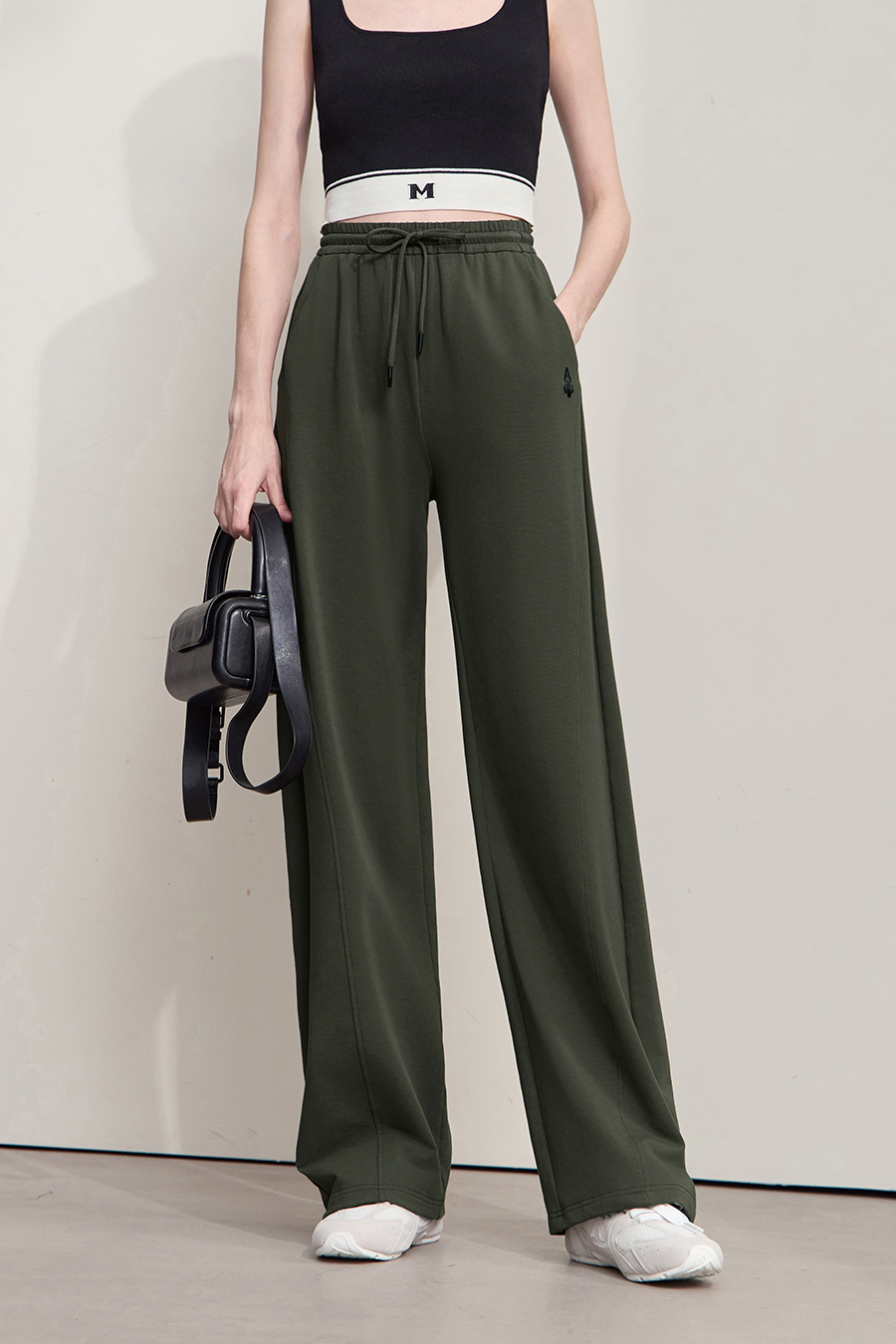 Stretchy Straight Casual Sweatpants