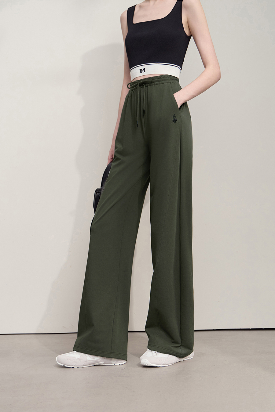 Stretchy Straight Casual Sweatpants