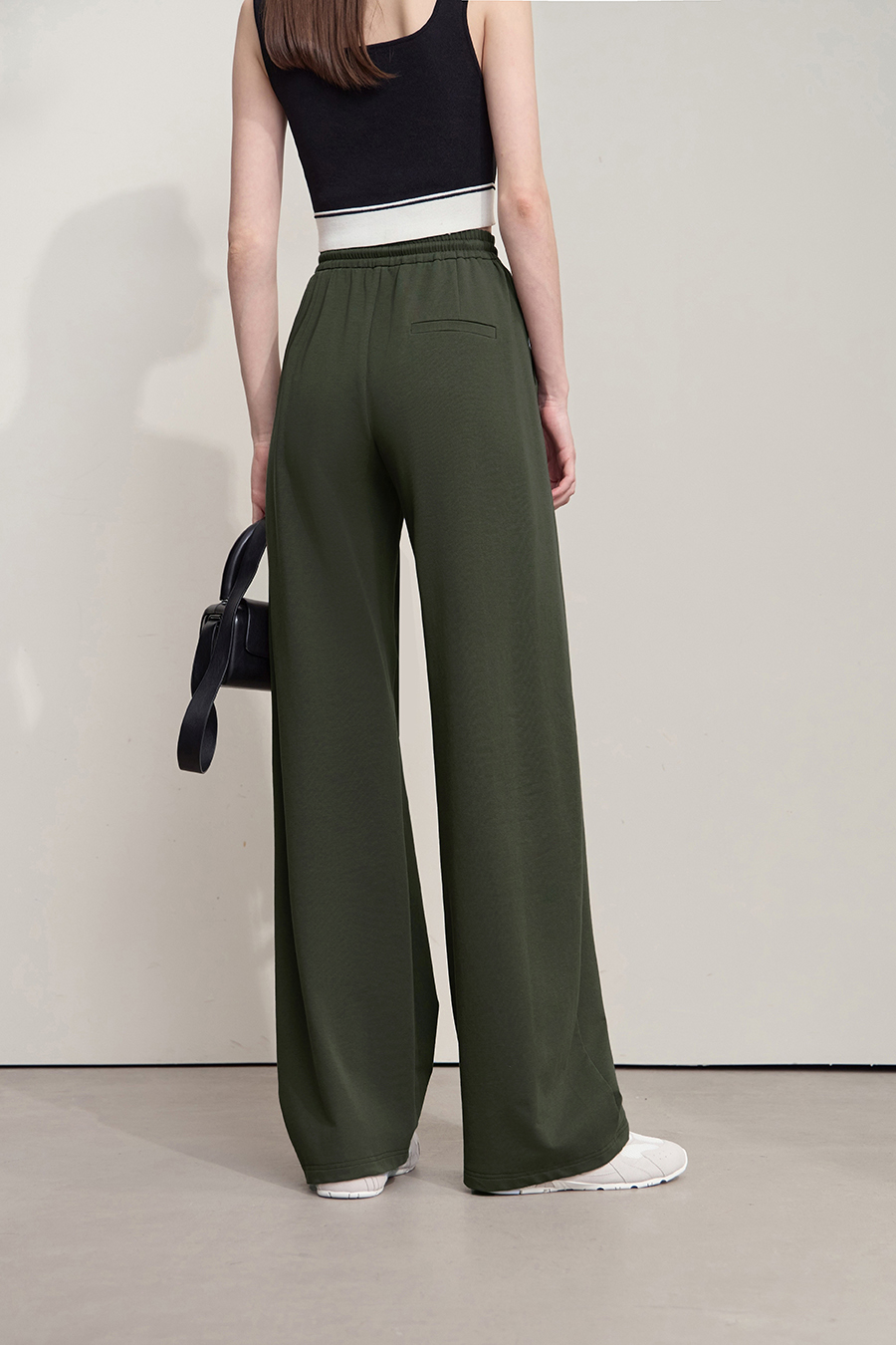 Stretchy Straight Casual Sweatpants