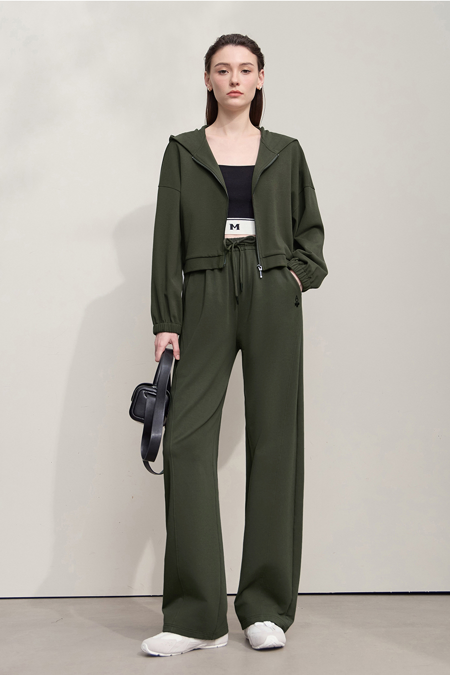 Stretchy Straight Casual Sweatpants