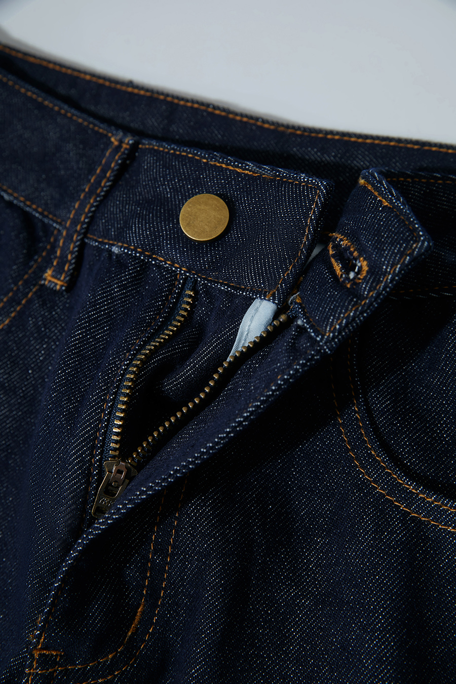 Embroidered Wide-leg Denim Trousers