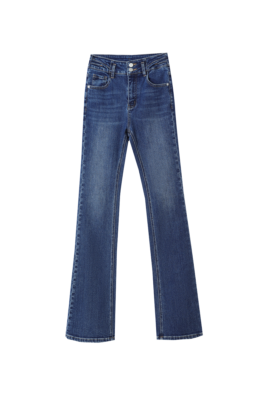 Retro Flare Denim Pants|AMII-AMII.com