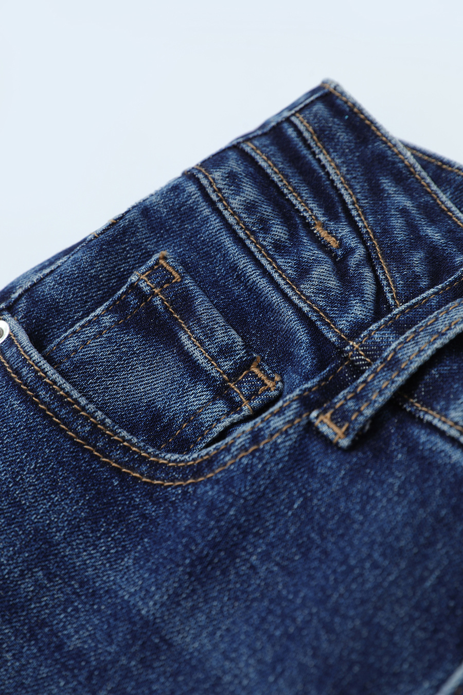 Retro Flare Denim Pants|AMII-AMII.com