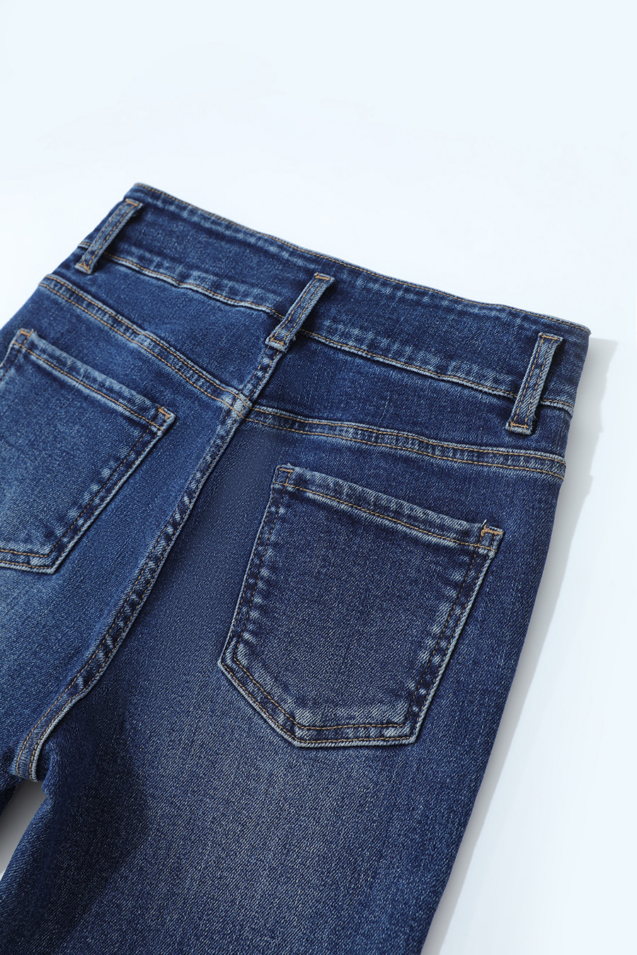 Retro Flare Denim Pants|AMII-AMII.com