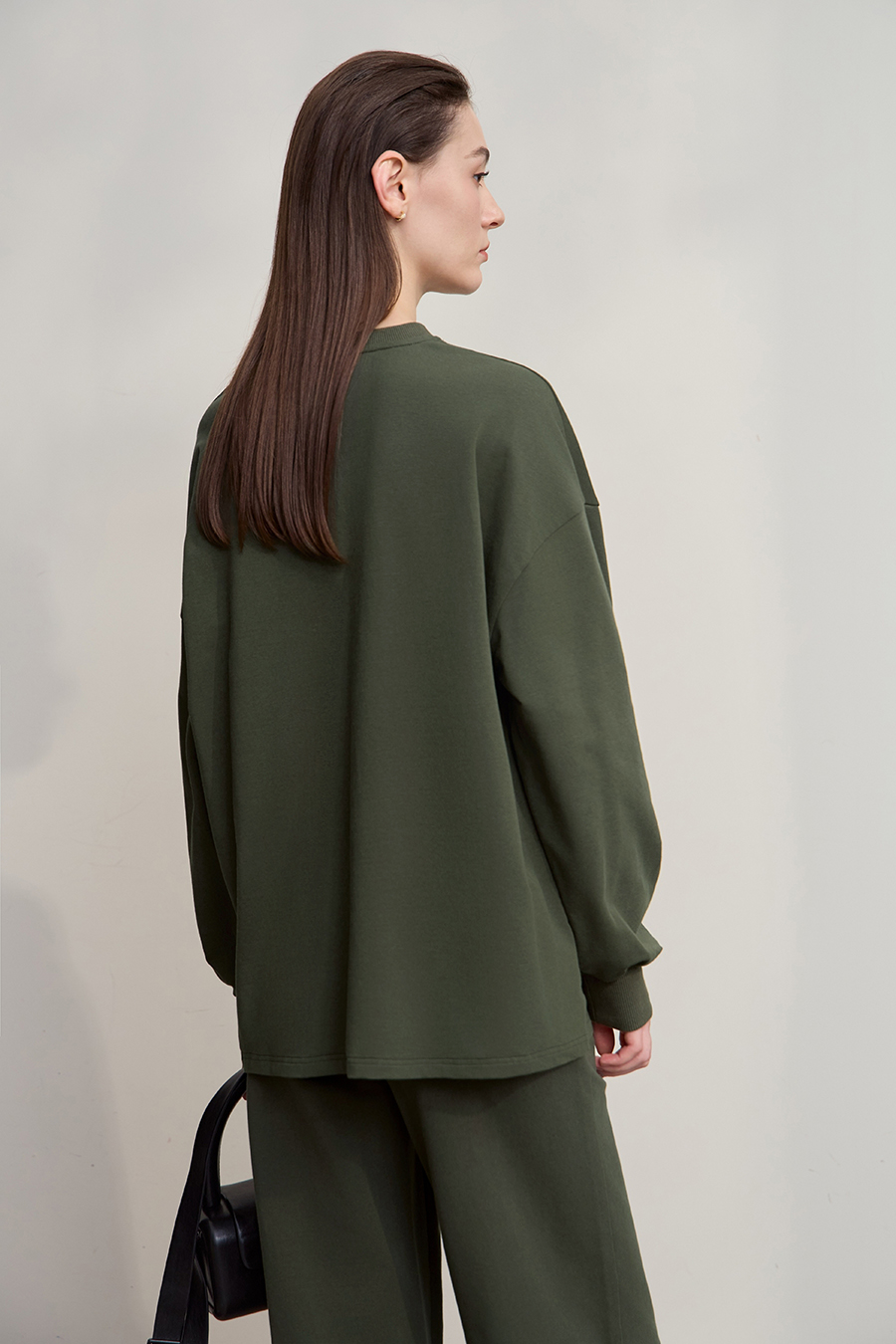 Letter Printed Loose Sweatshirt