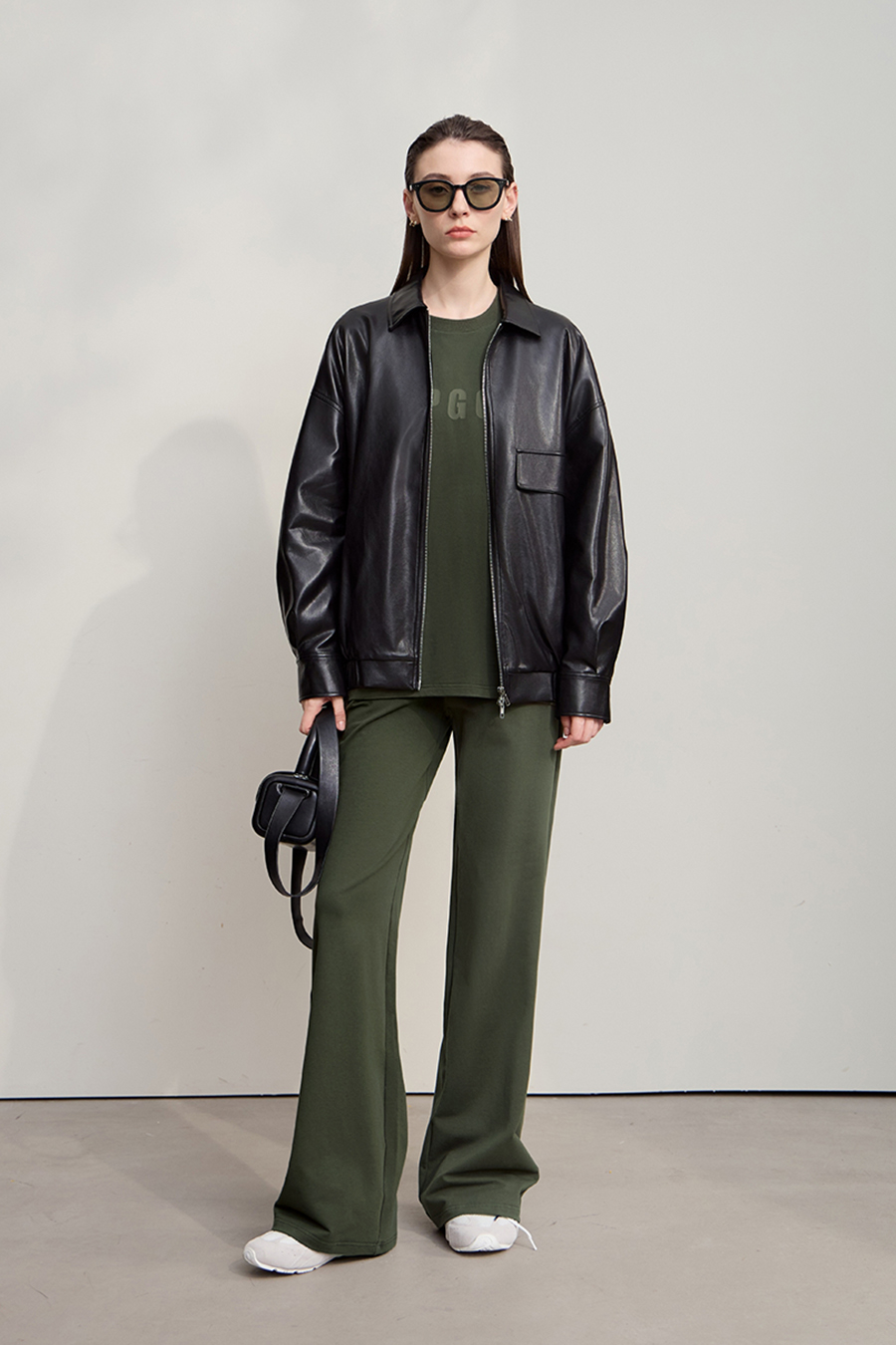 Letter Printed Loose Sweatshirt