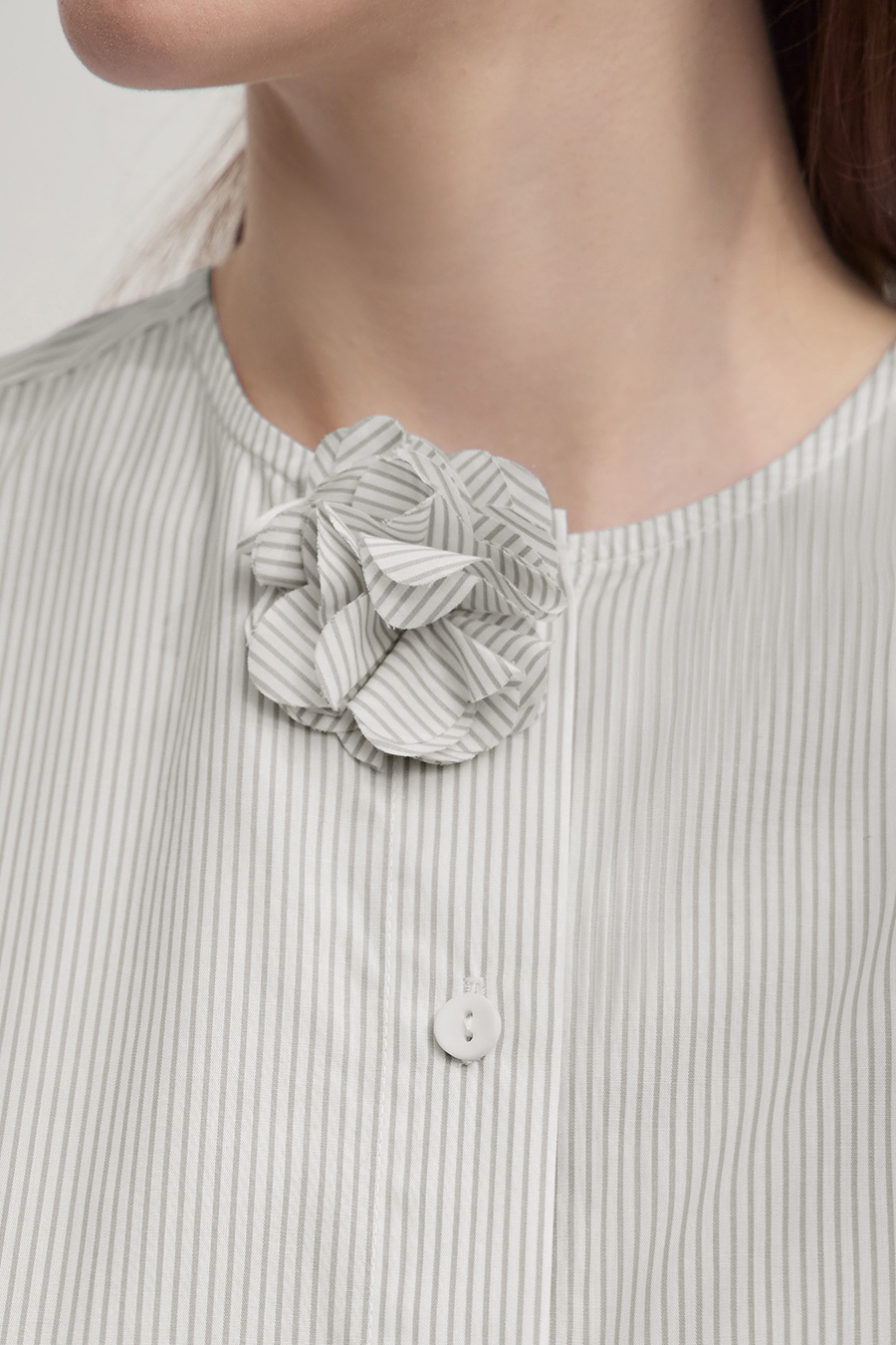 3D Floral Cotton Shirt