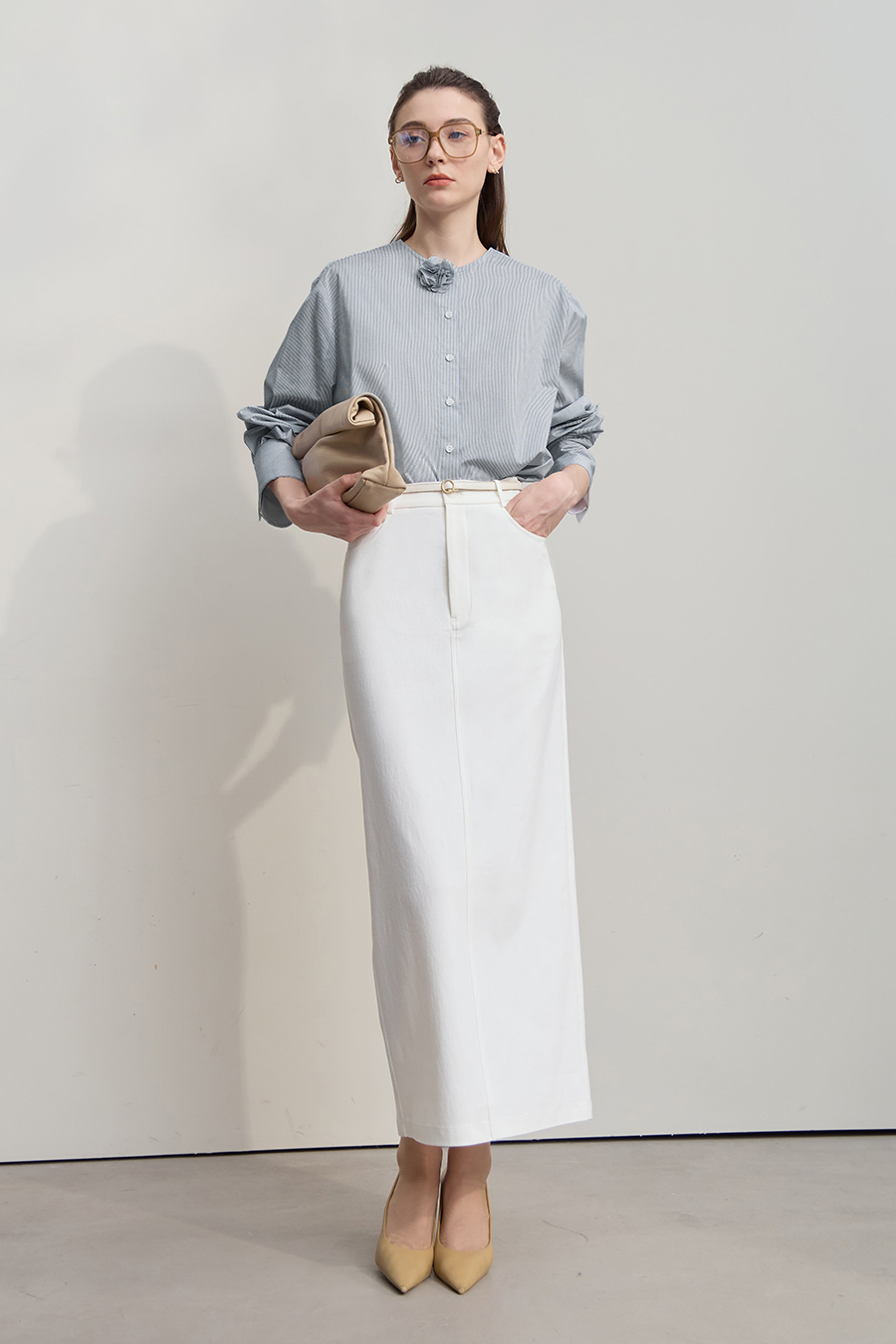 3D Floral Cotton Shirt