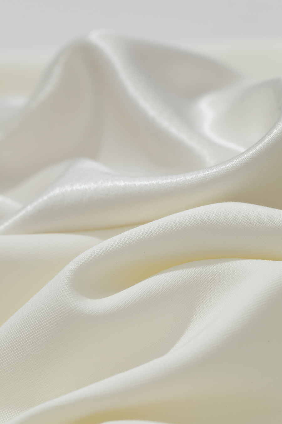 Air Layer Patchwork Satin Sweatshirt