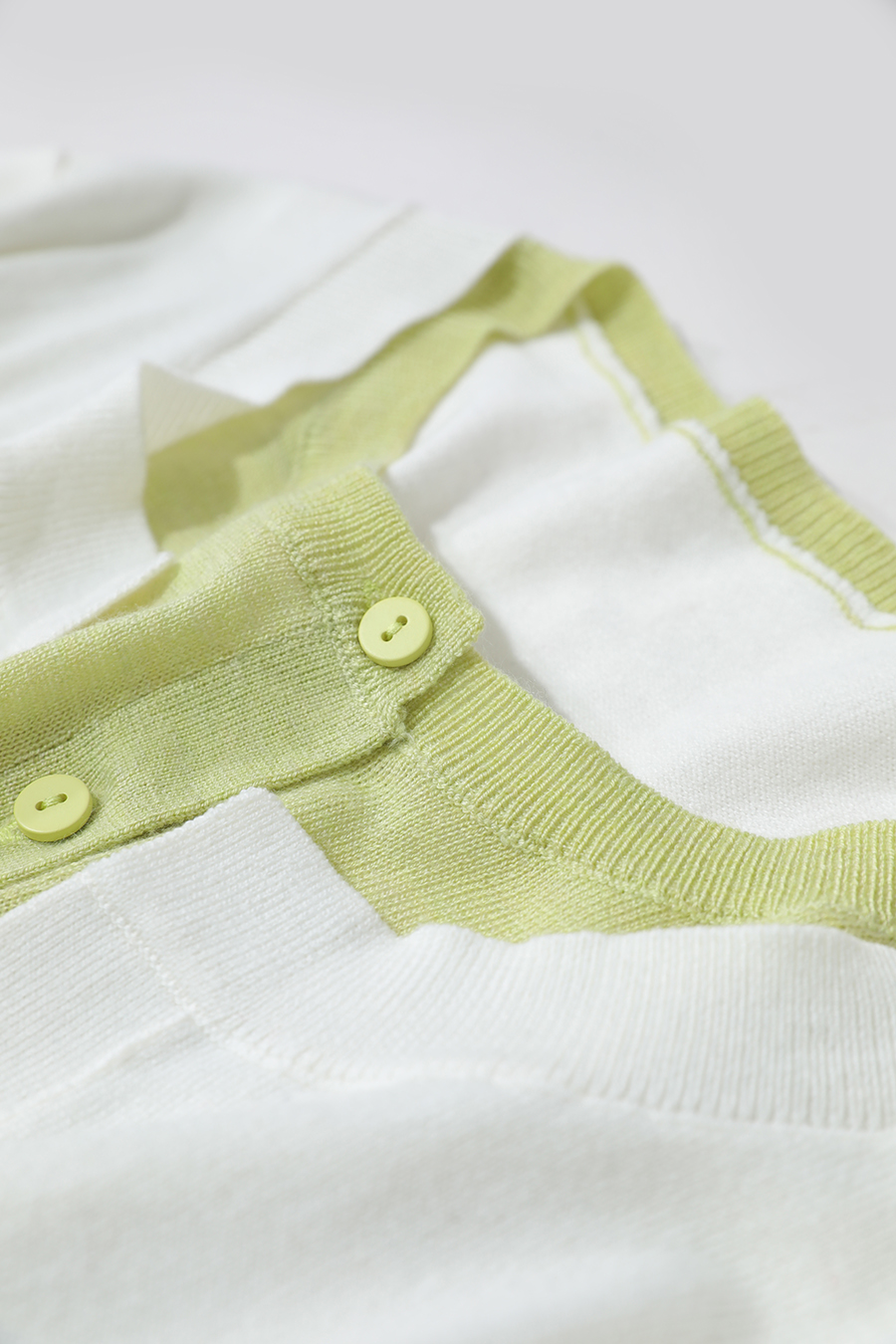 Fake Two-piece Knit Cardigan