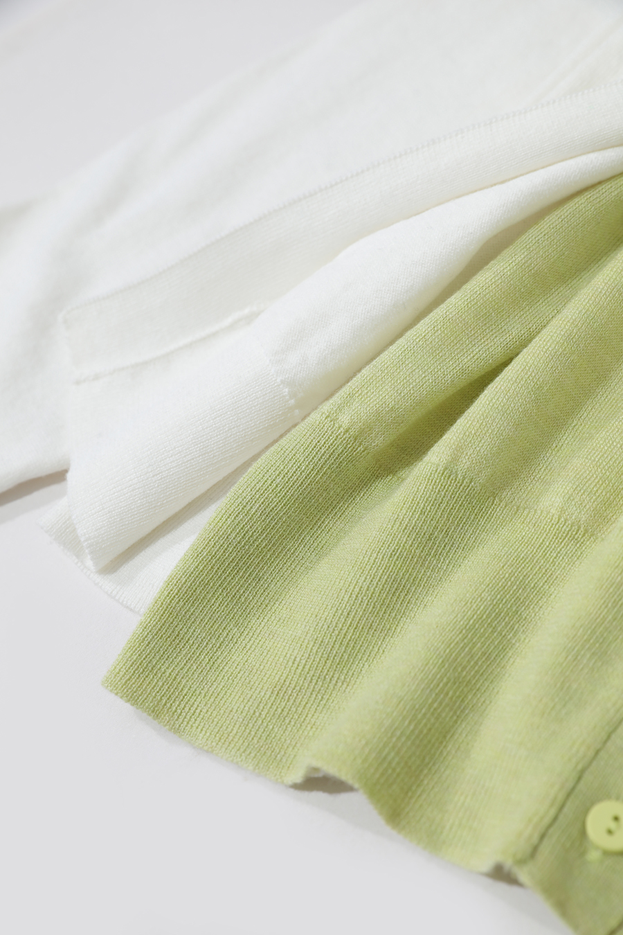 Fake Two-piece Knit Cardigan