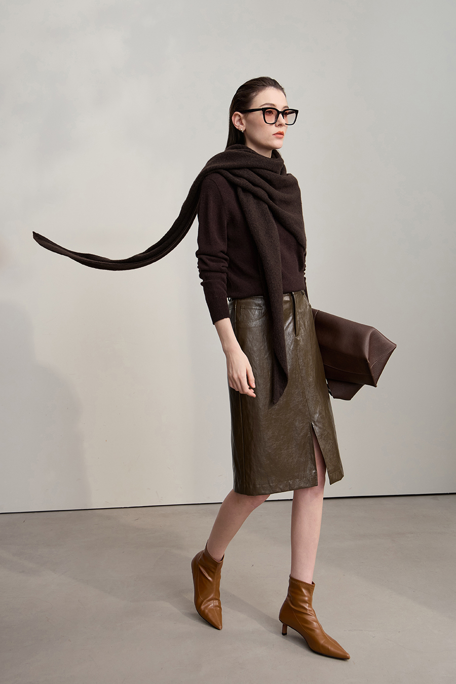 Versatile Triangle Shawl|AMII-AMII.com