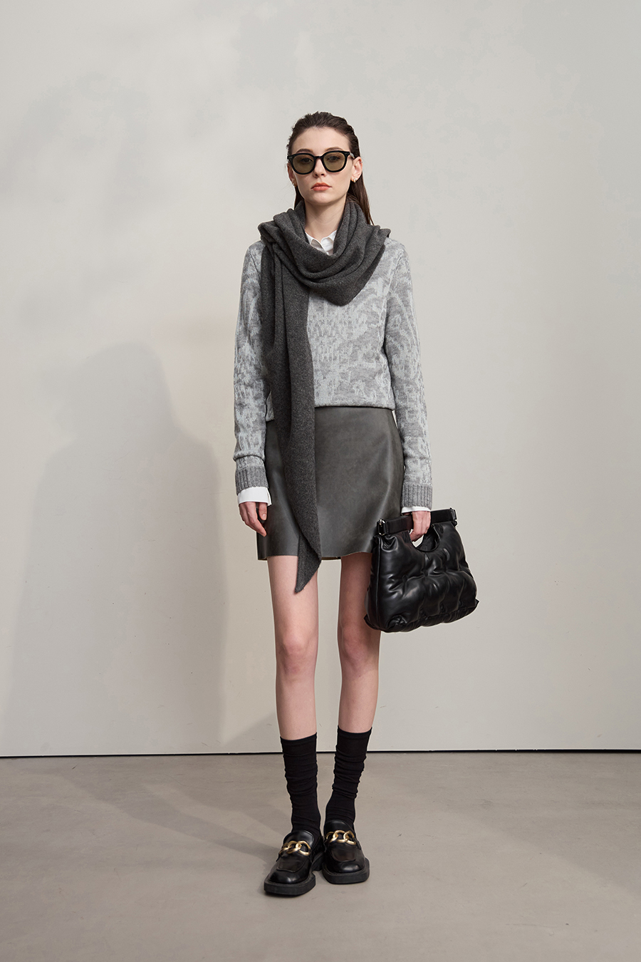 Versatile Triangle Shawl|AMII-AMII.com