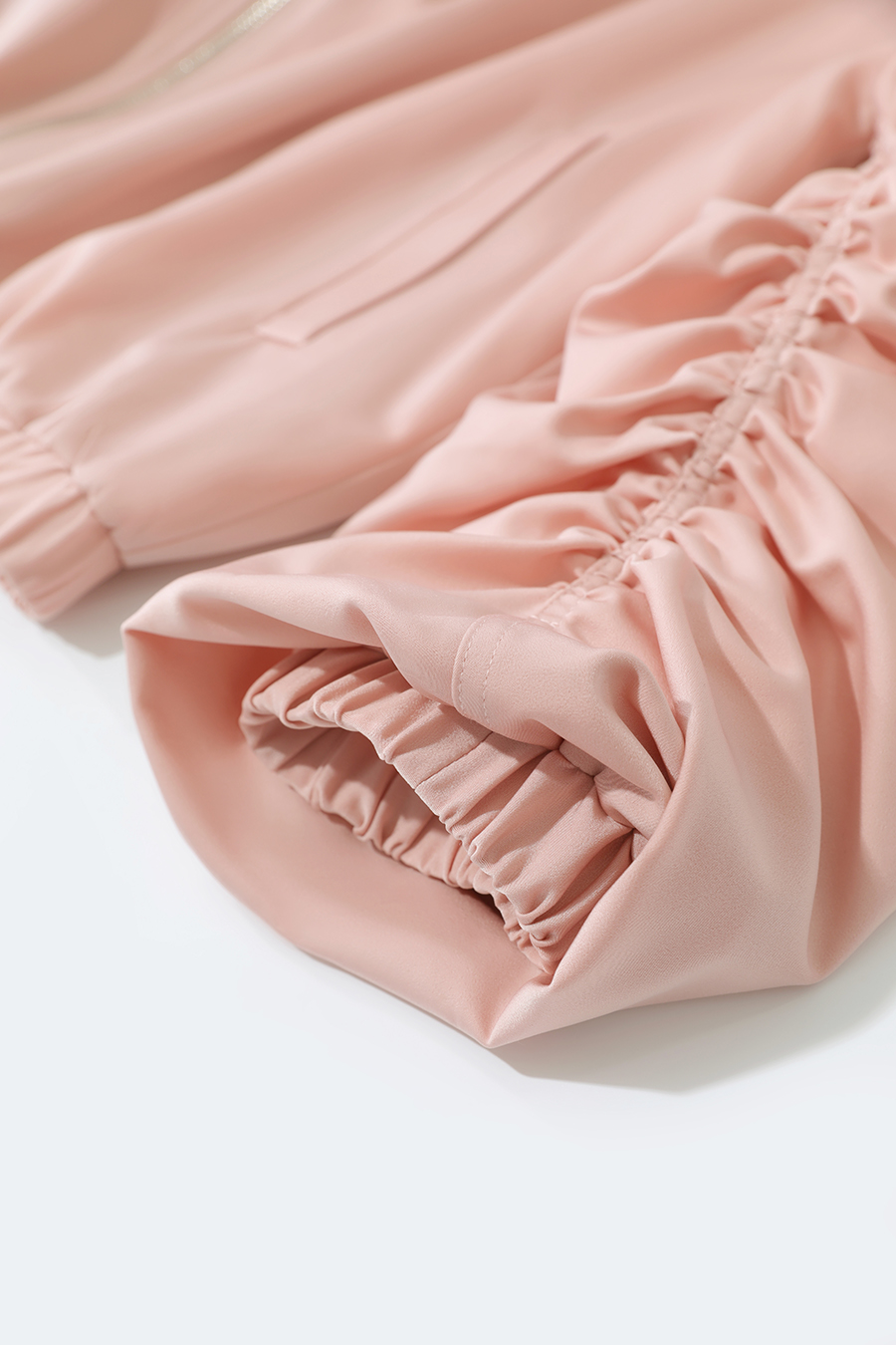 Satin Baseball Collar Jacket|AMII-AMII.com