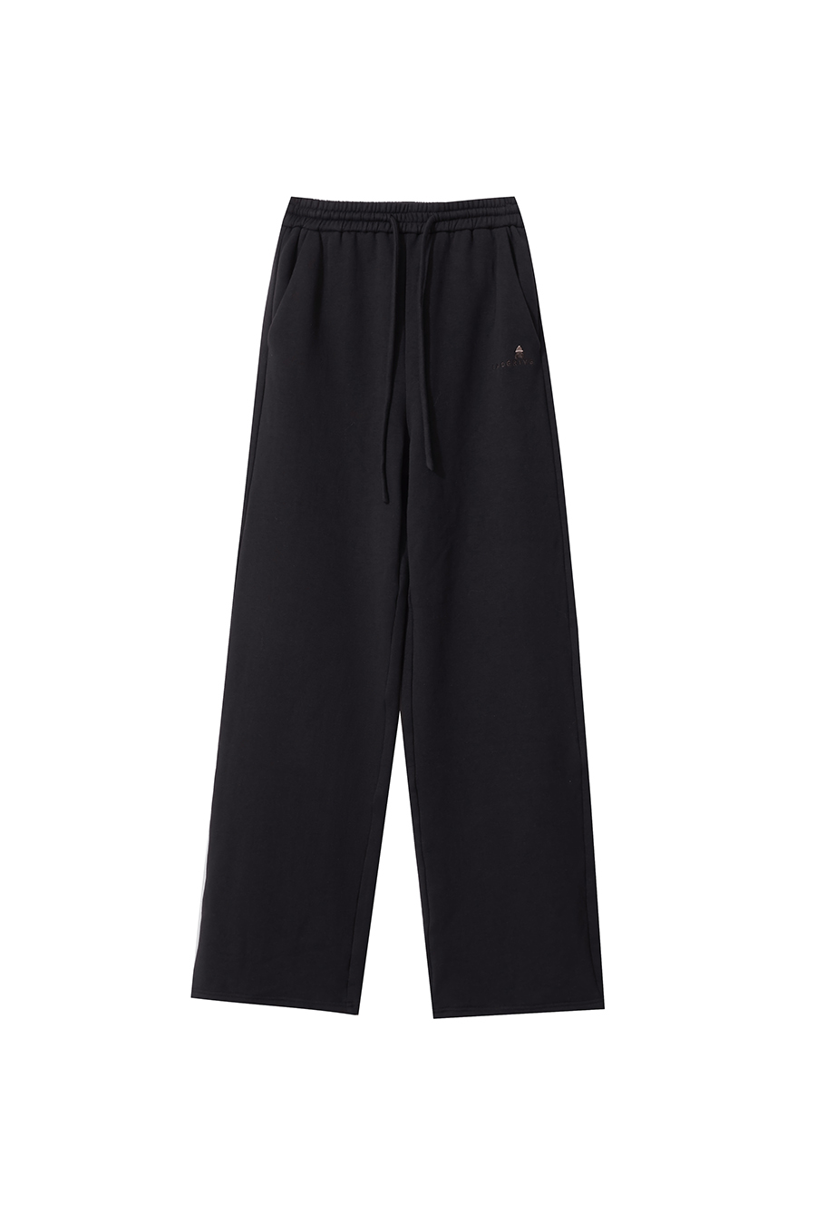 Bear Embroidered Brushed Pants|AMII-AMII.com