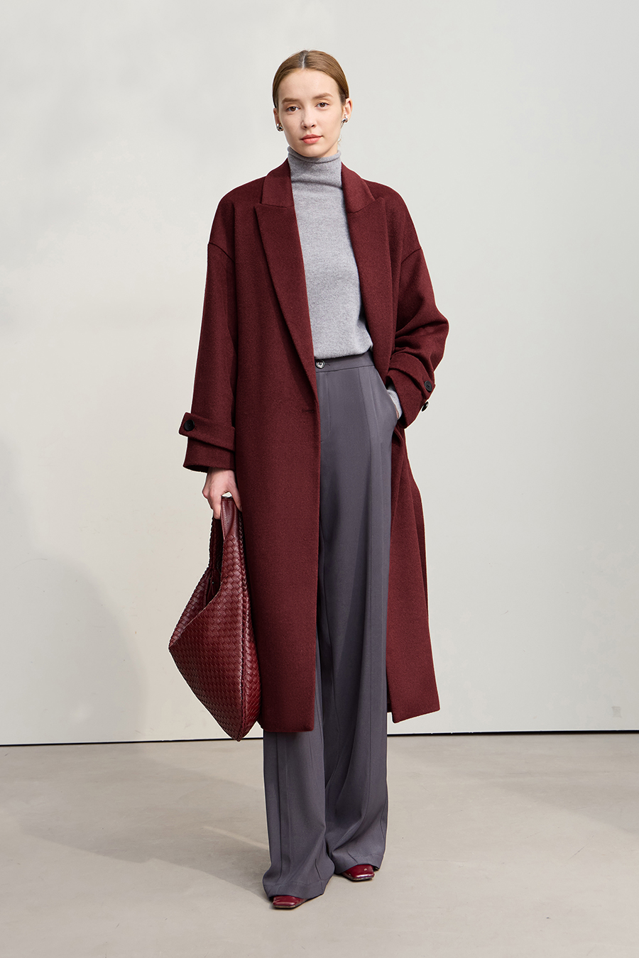 Long Woolen Coat|AMII-AMII.com