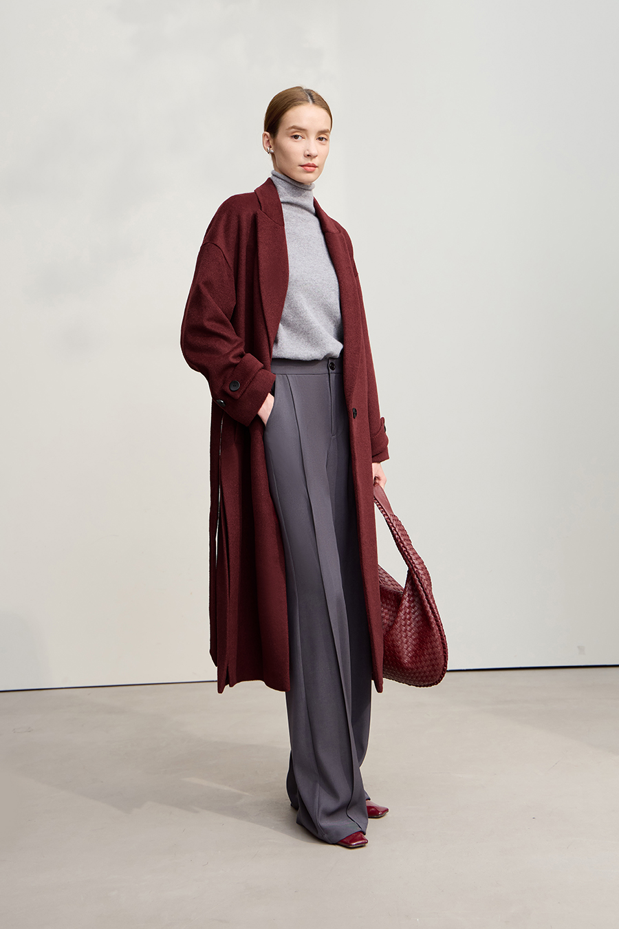 Long Woolen Coat|AMII-AMII.com