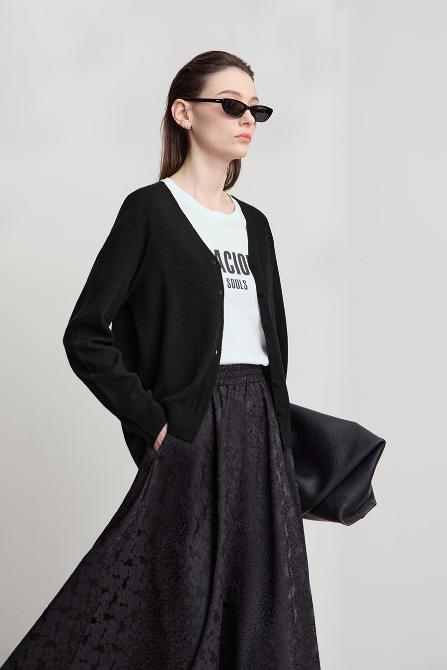 Wool & Cashmere Knit Cardigan