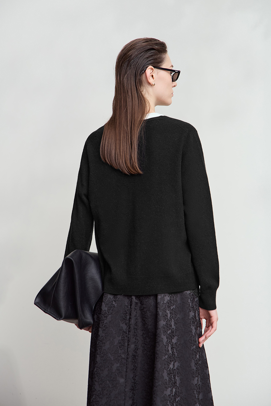 Wool & Cashmere Knit Cardigan