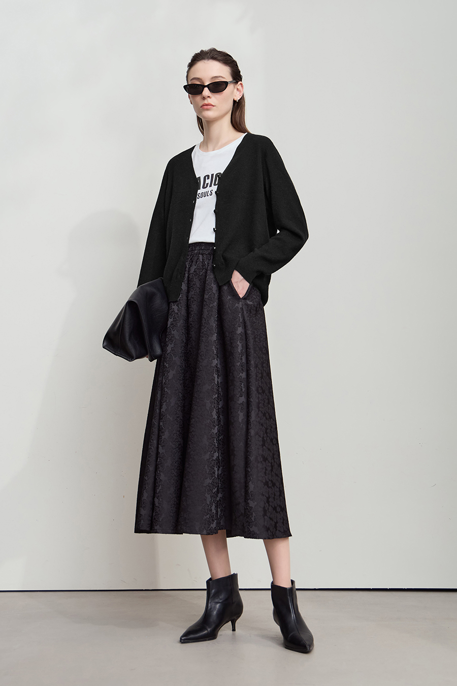 Wool & Cashmere Knit Cardigan