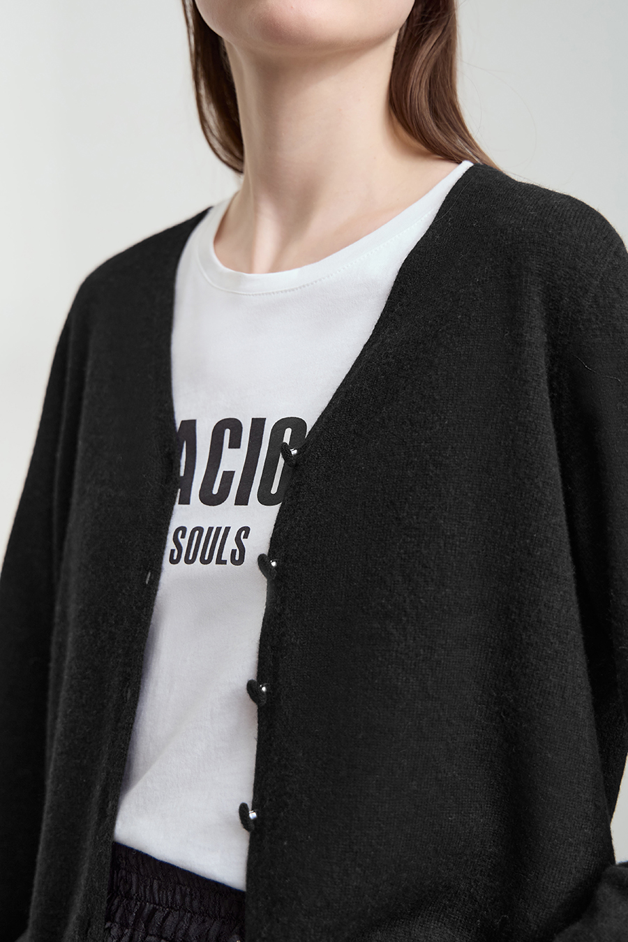 Wool & Cashmere Knit Cardigan