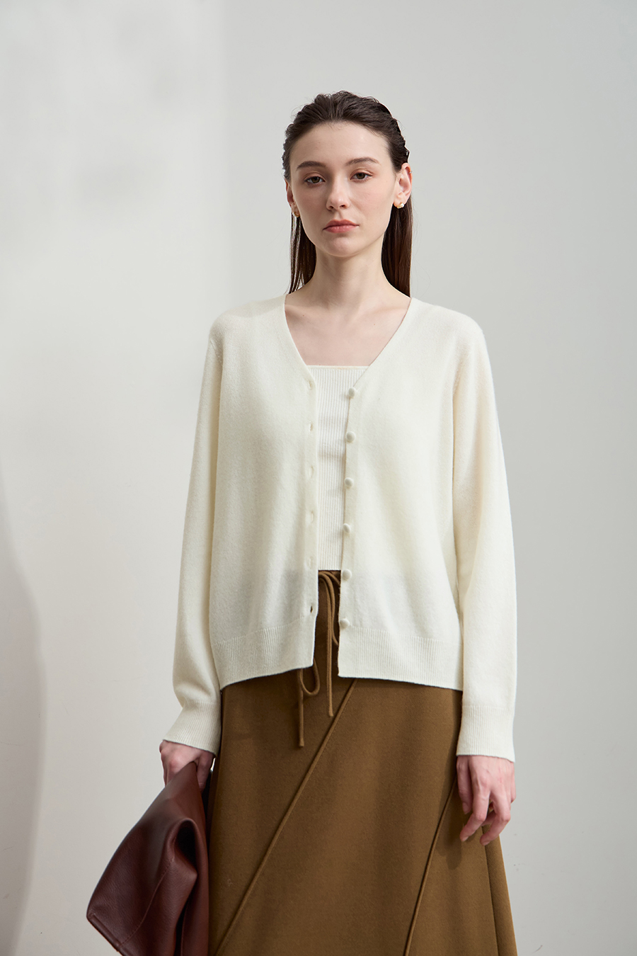 Wool & Cashmere Knit Cardigan