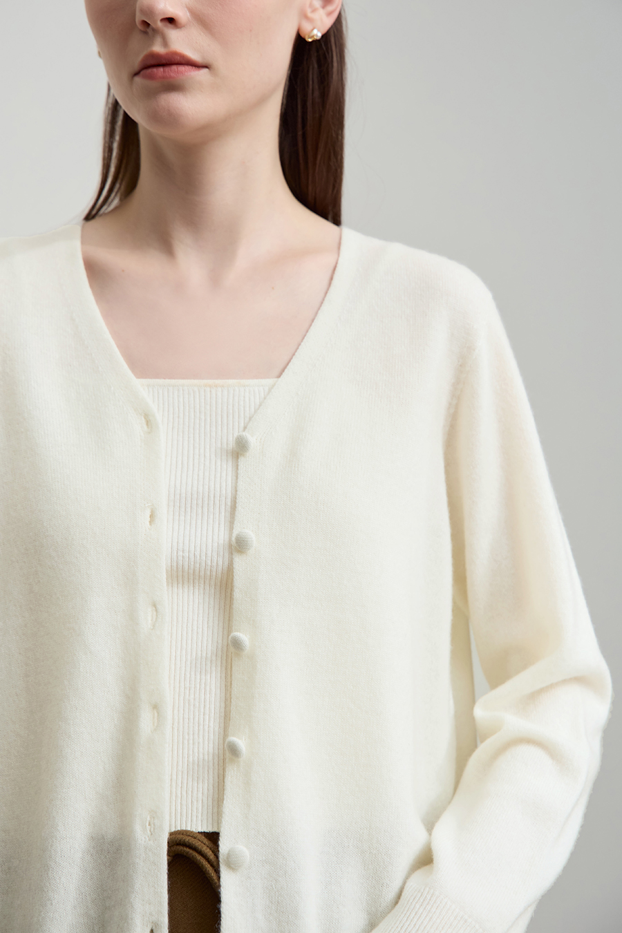 Wool & Cashmere Knit Cardigan